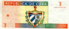 Cuba 1 Peso, back