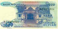Indonesia 1000 Rupiah, back