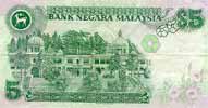 Malaysia 5 Ringgit, back