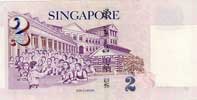 Singapore 2 Dollar, back