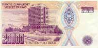 Türkiye 20 Lira, back