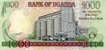 Uganda 1000 Shilling, back