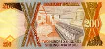 Uganda 200 Shilling, back