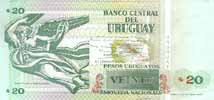 Uruguay 20 Peso, back