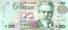Uruguay 20 — front