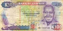 Zambia 100 — front