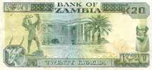 Zambia 20 Kwacha, back